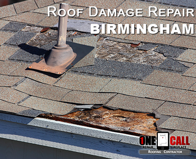 Birmingham roof damage